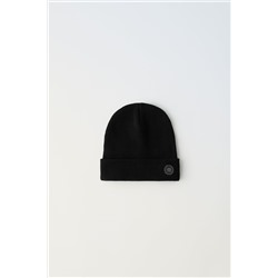 RIBBED COTTON BEANIE