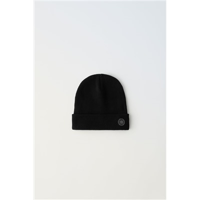 RIBBED COTTON BEANIE