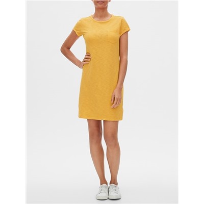 Pocket Short Sleeve Shirtdress