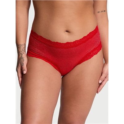 Sequin Posey Mesh Cheeky Panty