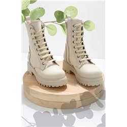 Bambi Mat Bej Kadın Bot & Bootie K02538200009