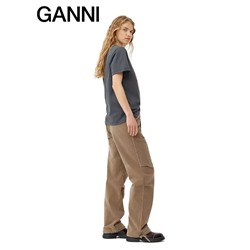 Футболка с круглям вырезом и ярким печатным рисунком Gann*i