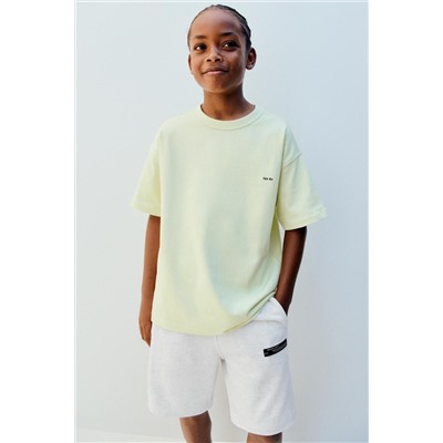 HEAVY-WEIGHT EMBROIDERED T-SHIRT