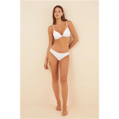 CHARMING Sujetador triangular algodón blanco