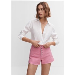 Shorts vaqueros botones