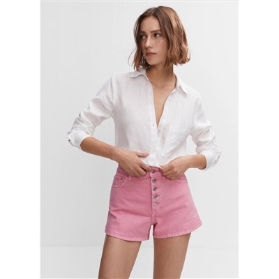 Shorts vaqueros botones