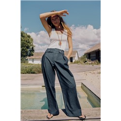 WIDE-LEG PAPERBAG TROUSERS