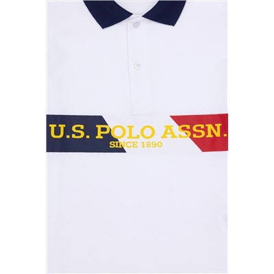 Erkek Çocuk Beyaz Polo Yaka Tişört