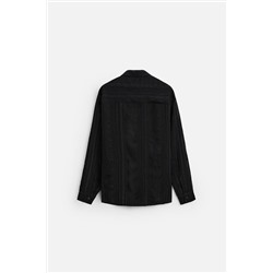 CAMISA JACQUARD SEMITRANSPARENTE