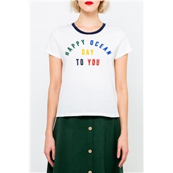 Camiseta Blanco roto