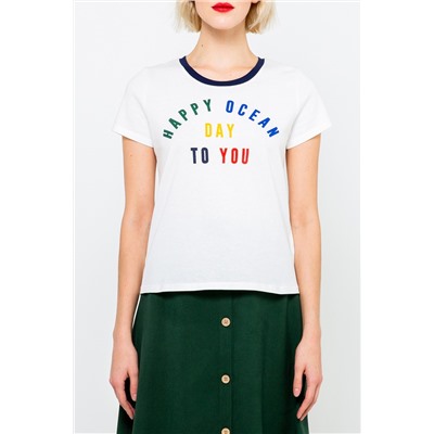 Camiseta Blanco roto