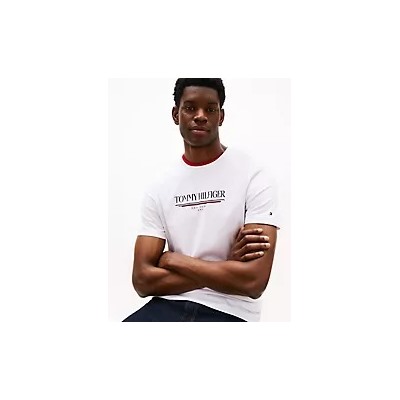Tommy 1985 Stripe Logo T-Shirt