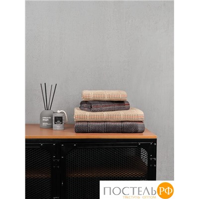 Полотенце велюровое Arya Aiden 70x140 Антрацит