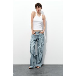 TRF CARGO MID-RISE JEANS