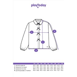 Блузка PLAYTODAY, 1128081