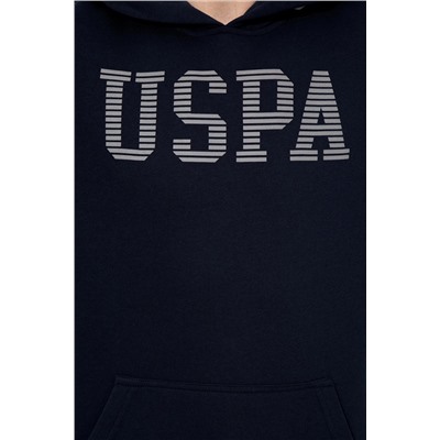 Erkek Lacivert Kapüşonlu Basic Sweatshirt