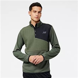 Men's NB Heatloft 1/4 Button Snap Top