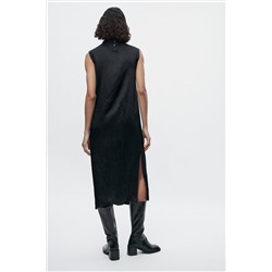 ZW CREASED SATIN DRESS - LIMITED EDITION