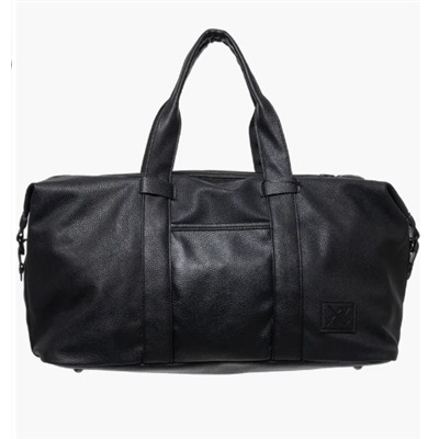 Pebbled Faux Leather Travel Duffle Bag XRAY
