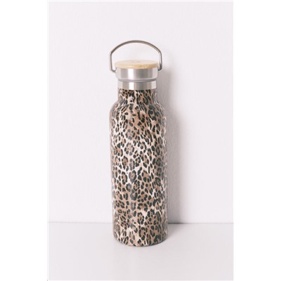 Botella metal animal print