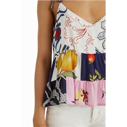 Blusa tirantes loose viscosa