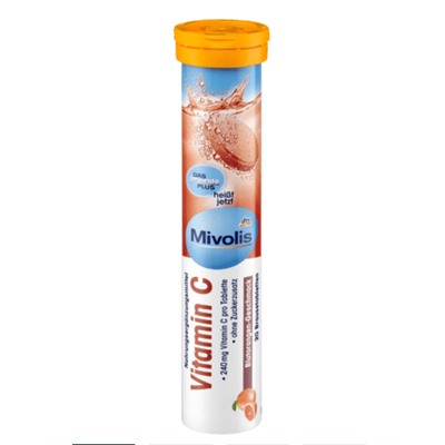 Mivolis Vitamin C Brausetabletten, 82 g