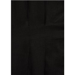 Vestido evasé botones