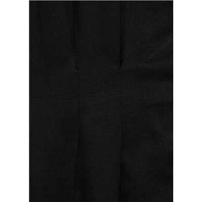 Vestido evasé botones