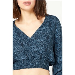 Crop top Sailor Azul marino