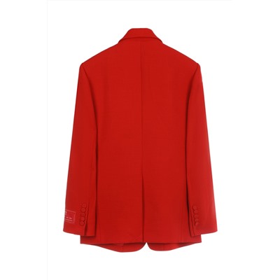 Chaqueta de lana Rojo