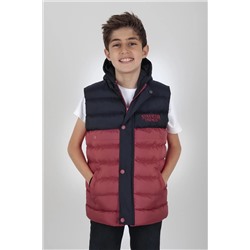 AHENGİM Kids Erkek Çocuk Yelek Erkek Çocuk Şişme Yelek Stanger Nakışlı Ak216162 1-2-10001089