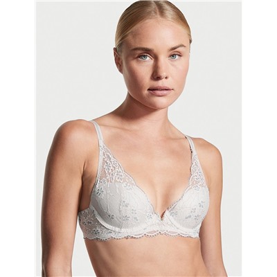 LOVE CLOUD Lace Half-Pad Plunge Bra