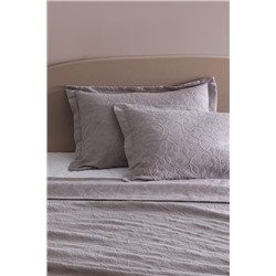 Chantal Tek Kişilik %100 Pamuk Yatak Örtüsü - Açık Mürdüm