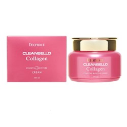 DEOPROCE CLEANBELLO COLLAGEN ESSENTIAL MOISTURE CREAM Увлажняющий крем для лица с коллагеном 100мл