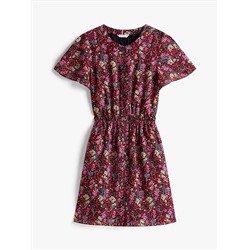 Floral-Print Georgette Dress