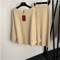 Женский трикотажный костюм с юбкой   Lor*o Pian*a