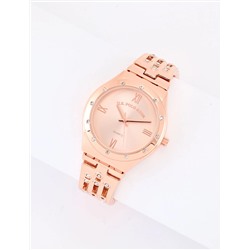 LADIES GOLD ANALOG BRACELET WATCH