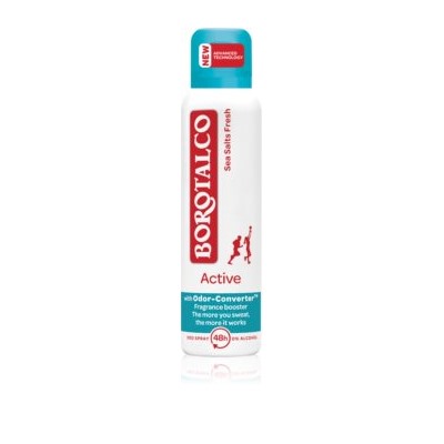 BorotalcoActive Sea Salts Deodorant Spray mit 48-Stunden Wirkung