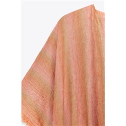 ZW COLLECTION 100% LINEN MULTI-POSITION KAFTAN DRESS