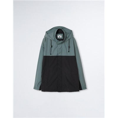 Hooded Technical Jacket, Men, Multicolour