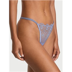 The Lacie Eyelet Mesh Strappy String Thong Panty