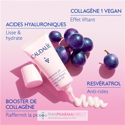 Caudalie Resveratrol-Lift - Soin Liftant Regard 15ml