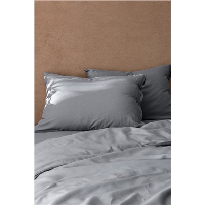 Songe King Size %100 Pamuk Chambre Nevresim Takımı - Açık Gri