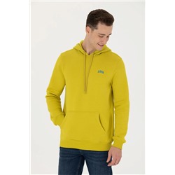 Erkek Fıstık Yeşili Basic Sweatshirt