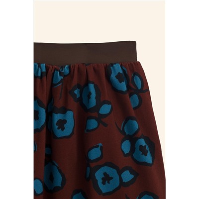 LIMITED EDITION FLORAL PRINT MIDI SKIRT