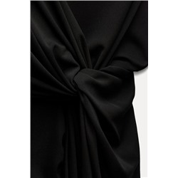 ZW COLLECTION DRAPED ASYMMETRIC DRESS