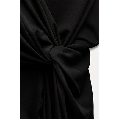 ZW COLLECTION DRAPED ASYMMETRIC DRESS