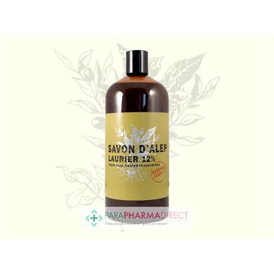 Aleppo Soap Savon d'Alep Liquide Laurier 12% 1 Litre