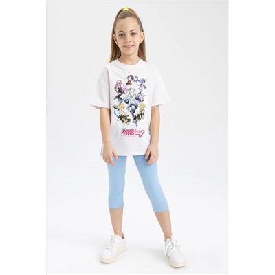 Defacto Kız Çocuk Kapri Boy Tayt J0128A623SM