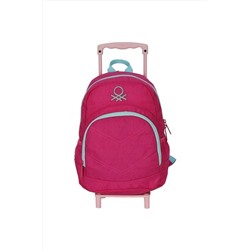 United Colors of Benetton Krinkıl Çekçekli Anaokulu Çantası 70436 Pembe